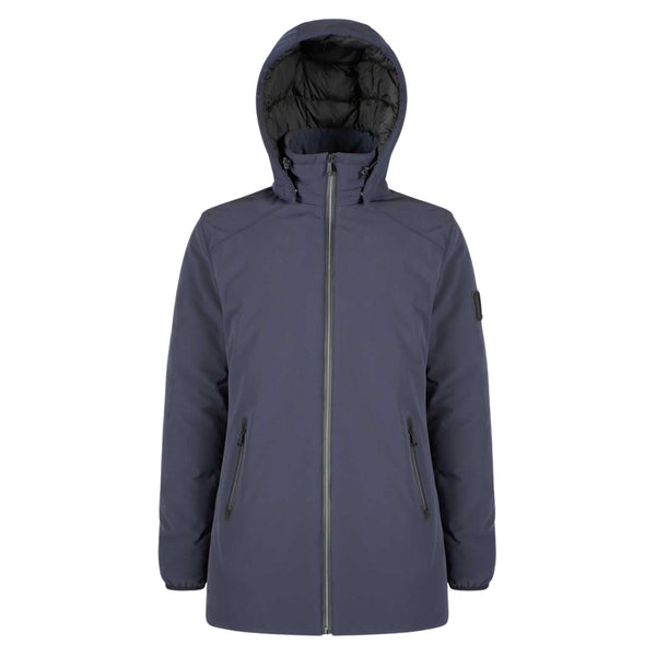 Parka Uomo idrorepellente liscio Blu YESZEE- Francavilla Moda